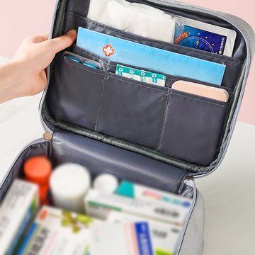 GelldG Aufbewahrungsbox Medikament Tasche Medizinbox Große Kapazität Ablageboxen Home