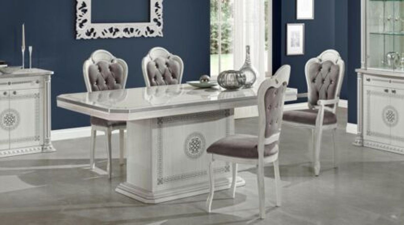 JVmoebel Esstisch, Esstisch Tisch Esszimmer Tische Luxus Holz Weiß Design