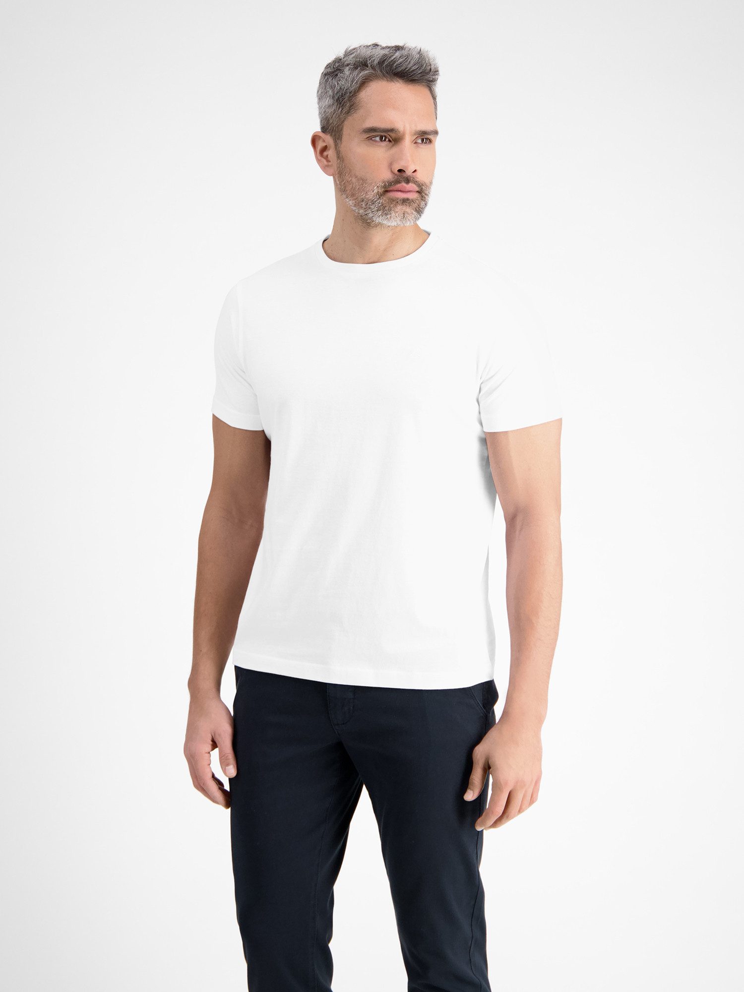 LERROS T-Shirt LERROS Klassisches Rundhals T-Shirt günstig online kaufen