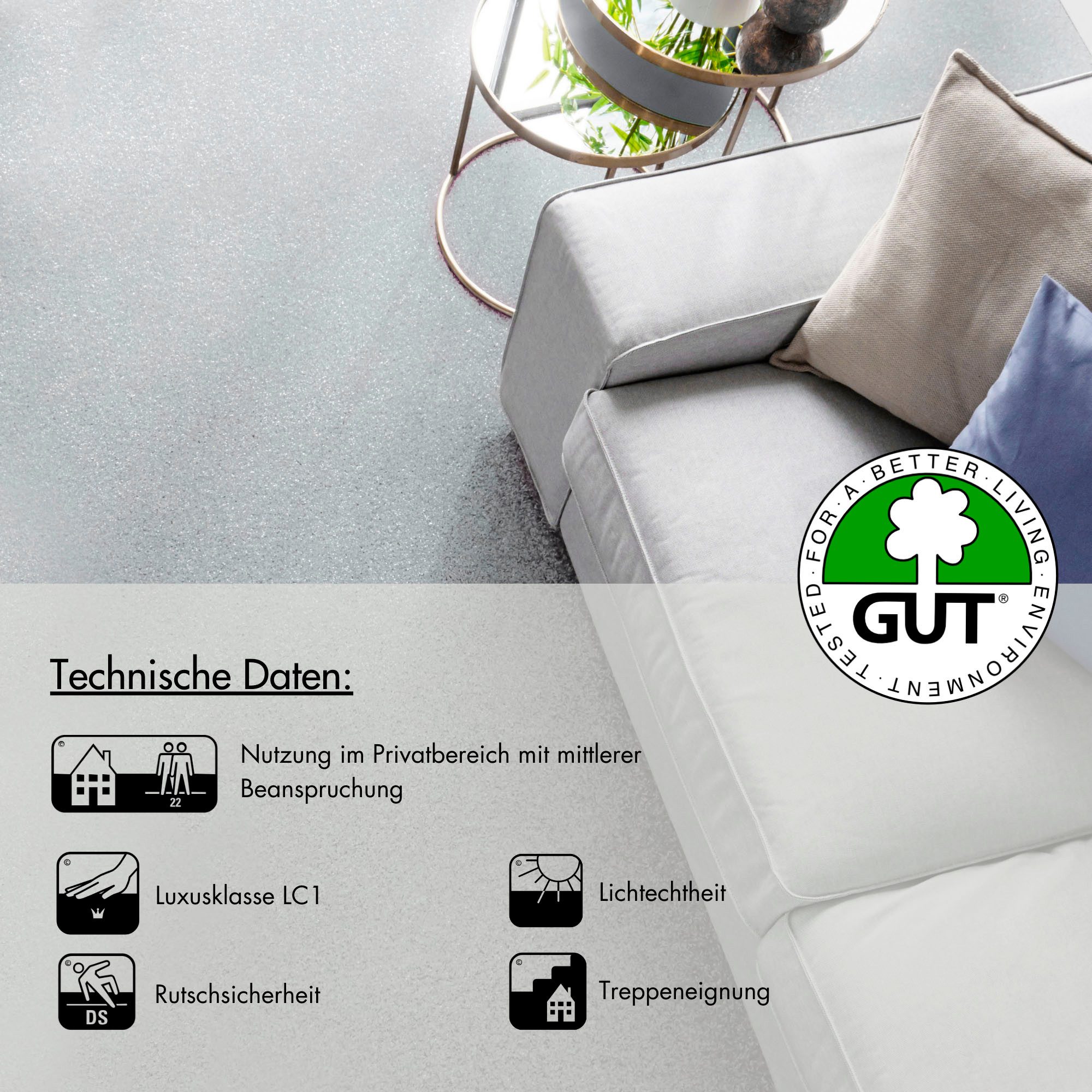 Andiamo Teppichboden Kira, Velours, Made in Belgium, rechteckig, Höhe: 8 mm, Uni Farben, Breite 400 cm, strapazierfähig, pflegeleicht, Wohnzimmer