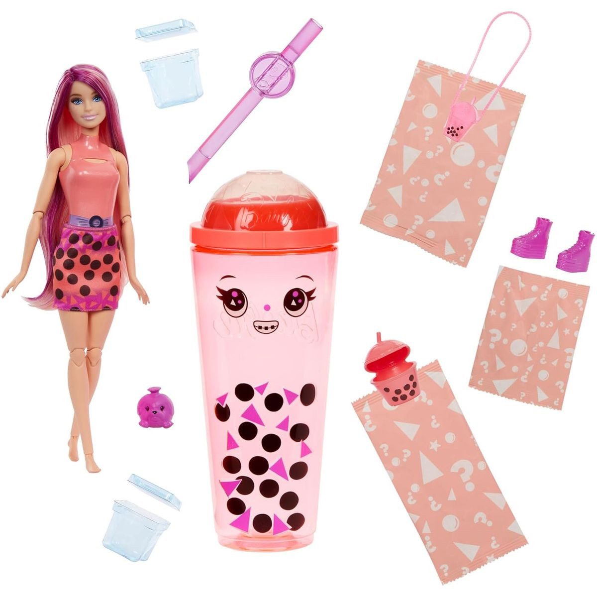 Mattel® Anziehpuppe Mattel HTJ22-Barbie-Pop Reveal-Puppe + 8 Überraschungen günstig online kaufen