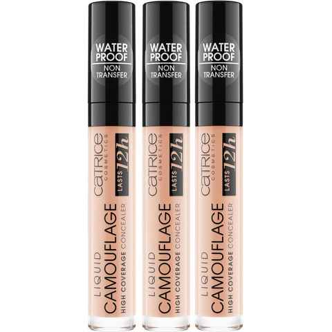 Catrice Concealer Liquid Camouflage High Coverage, 3er Pack