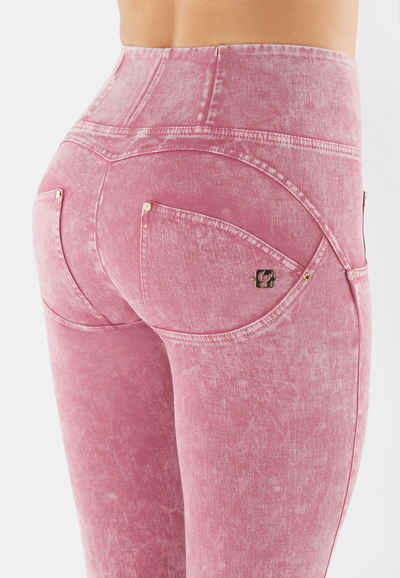 Freddy Bequeme Jeans Freddy WR.UP® Damen Jeans, hohem Taillenbund in Stonewash-Optik Skinny Jeans