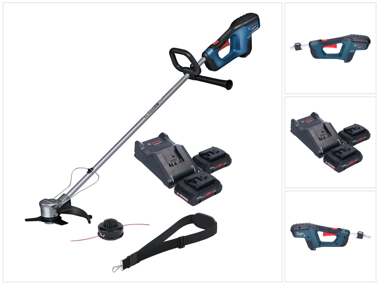 Bosch Professional Akku-Freischneider Bosch GFR 18V-23 Akku Замораживание 18V 230mm + 2x ProCORE 4Ah + Lader