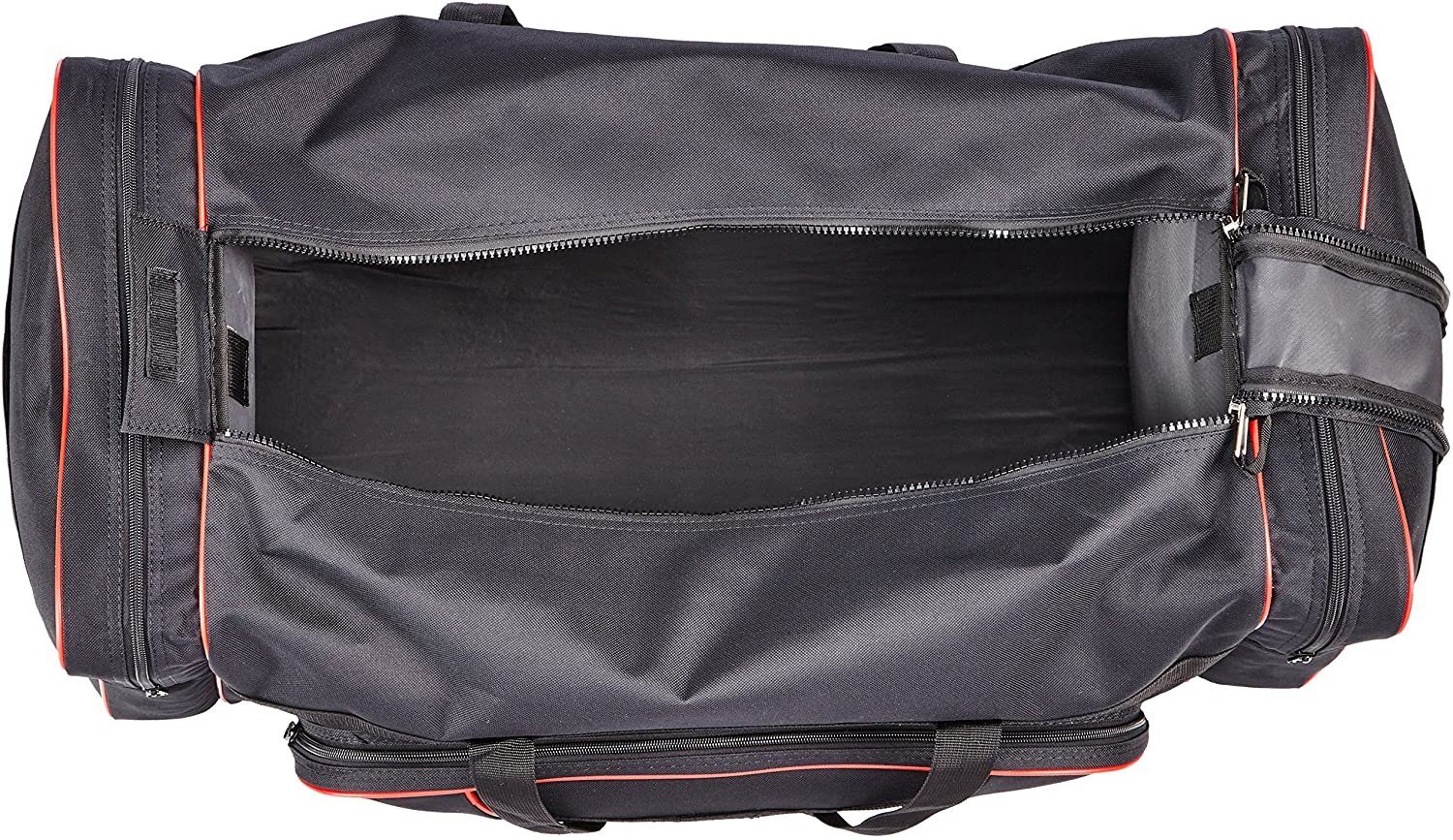 KWON Sporttasche Club Line X-Large Tasche Trainingstasche 80 x 35 x 35 cm (Top Saler), XXL - 80 cm schwarz rot
