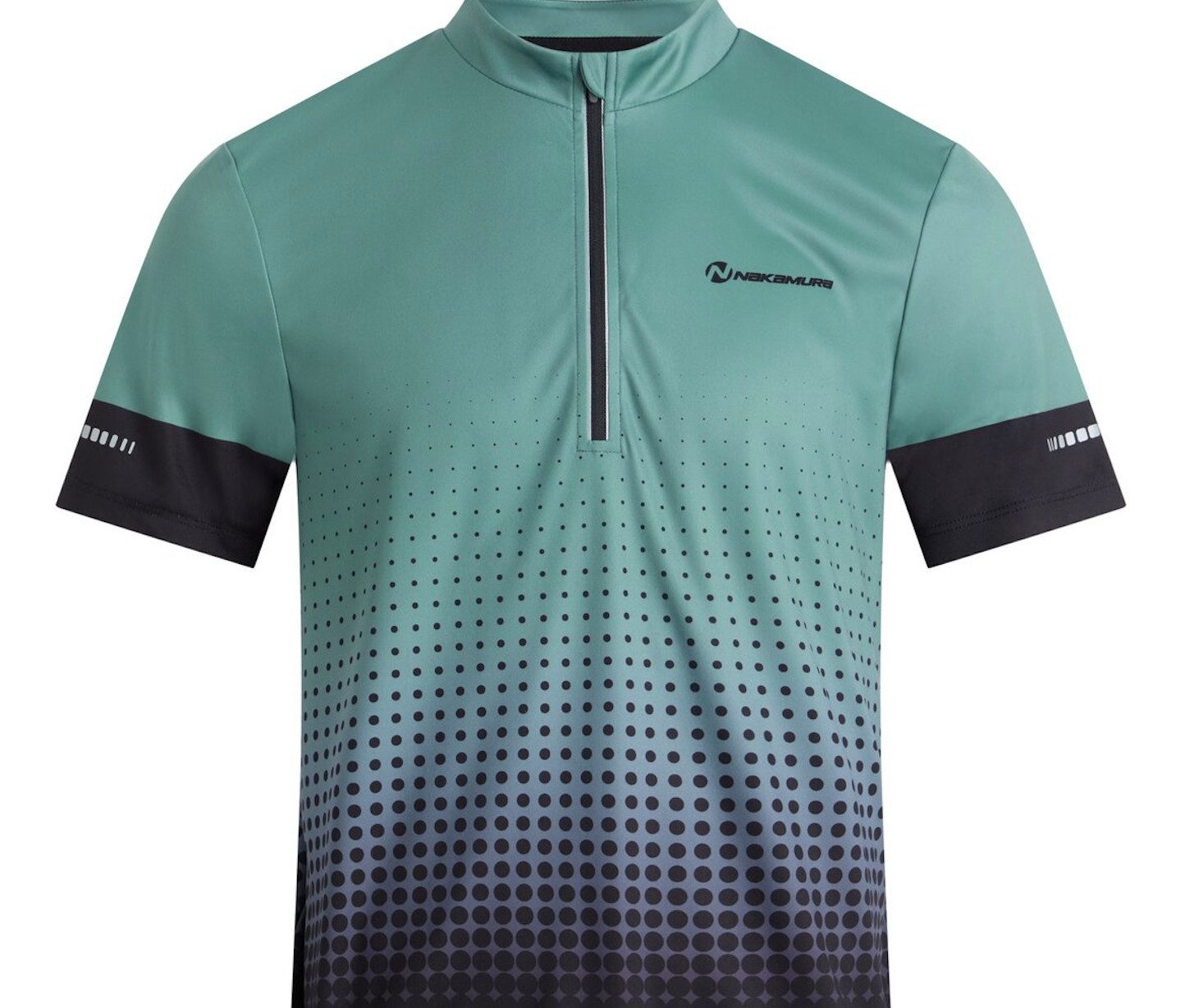 NAKAMURA Radtrikot He.-Fahrrad-Trikot Daniel V M BLACK/BLACK