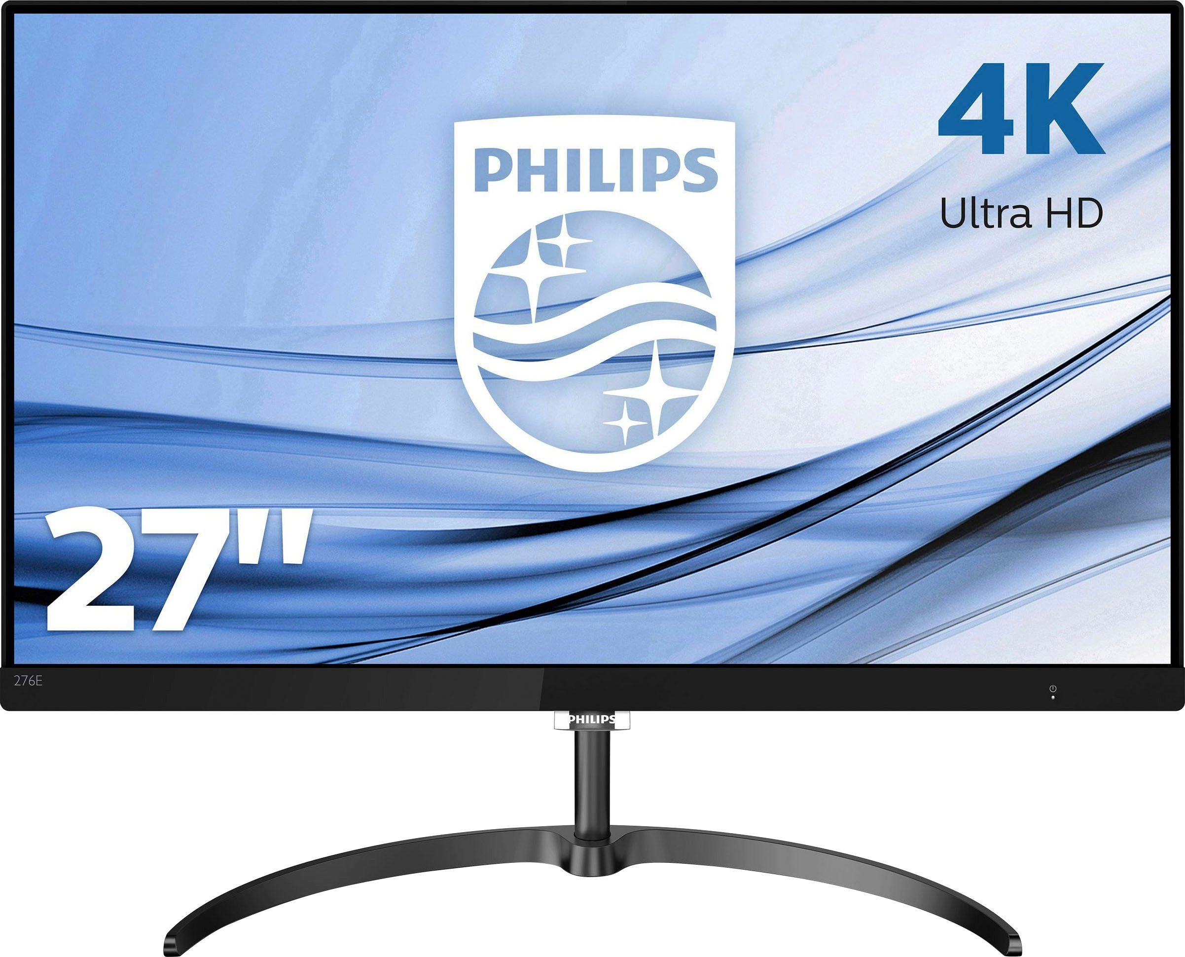 Philips 276E8VJSB LCD-Monitor (68,6 cm/27 ", 3840 x 2160 px, 4K Ultra HD, 5 ms Reaktionszeit, 60 Hz, IPS)