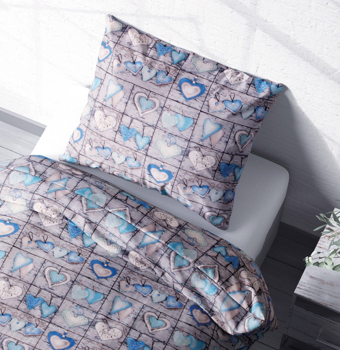 Heubergshop Bettwäsche, Seersucker, 2 teilig, 155x220cm günstig online kaufen