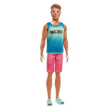 Mattel® Anziehpuppe Mattel HBV26 - Barbie Ken Puppe im „Malibu“-Tanktop
