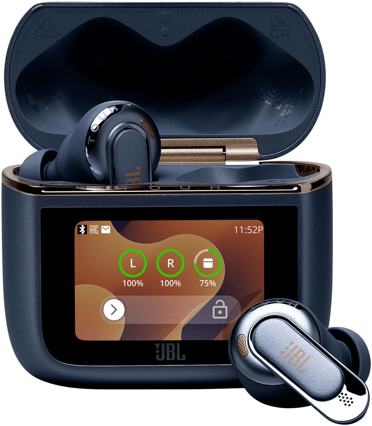JBL TOUR PRO 3 TWS wireless In-Ear-Kopfhörer (Active Noise Cancelling (ANC), Freisprechfunktion, Stummschaltung, A2DP Bluetooth)