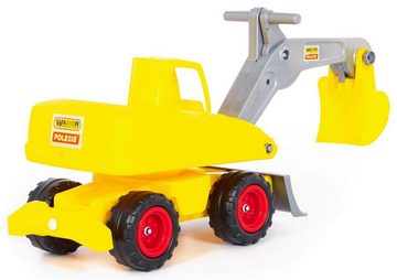 WADER QUALITY TOYS Spielzeug-Aufsitzbagger MEGA-Bagger Sitzbagger bis 80 kg 84 cm