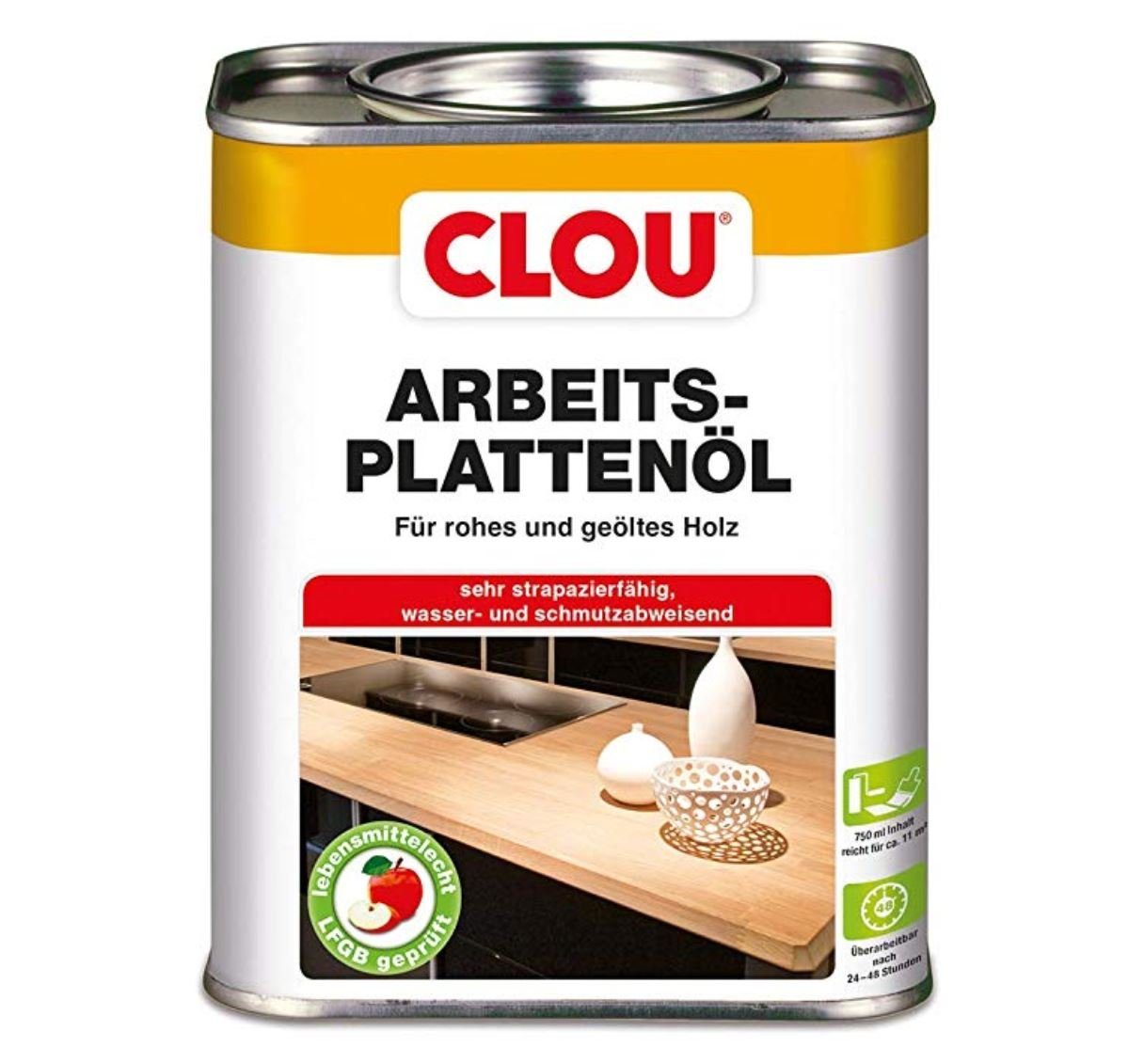 CLOU CLOU Arbeitsplattenöl Farblos 750ml Holzpflegeöl günstig online kaufen