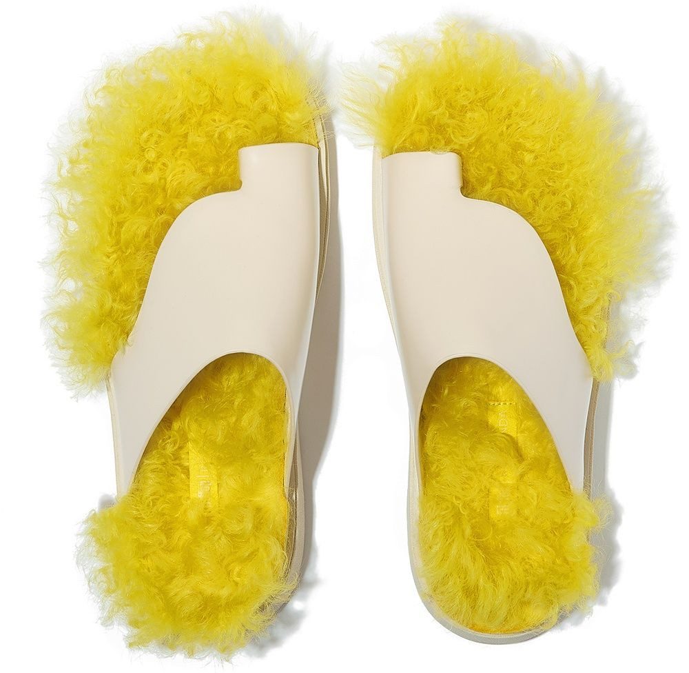 Fitflop Gen-FF X Roksanda Cut-Out Leather Slides Sandale