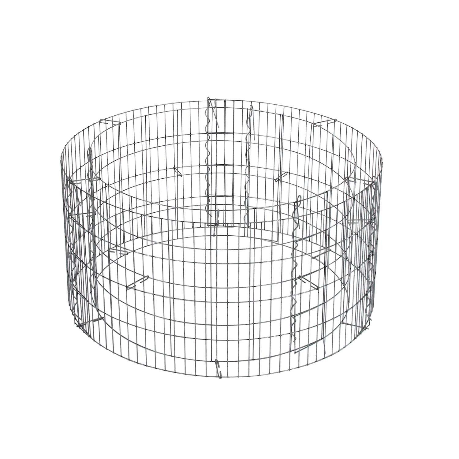 Bellissa Hochbeet Hochbeet Basic Steinkorb-Pflanzkübel Bausatz rund 81x40 cm Outdoor