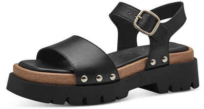 Tamaris 1-28230-42 003 Black Leather Sandale