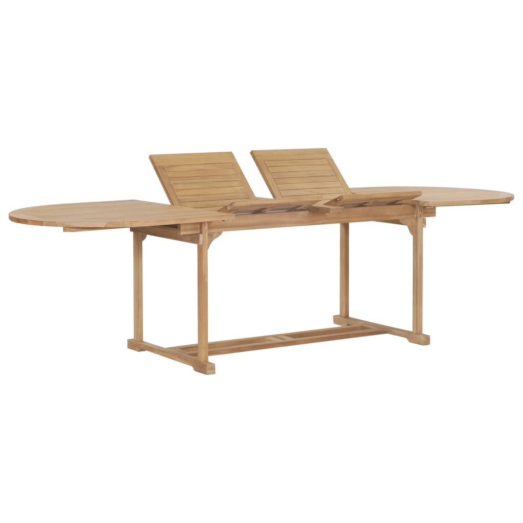 vidaXL Gartentisch, Ausziehbarer Gartentisch 180-280x100x75 cm günstig online kaufen