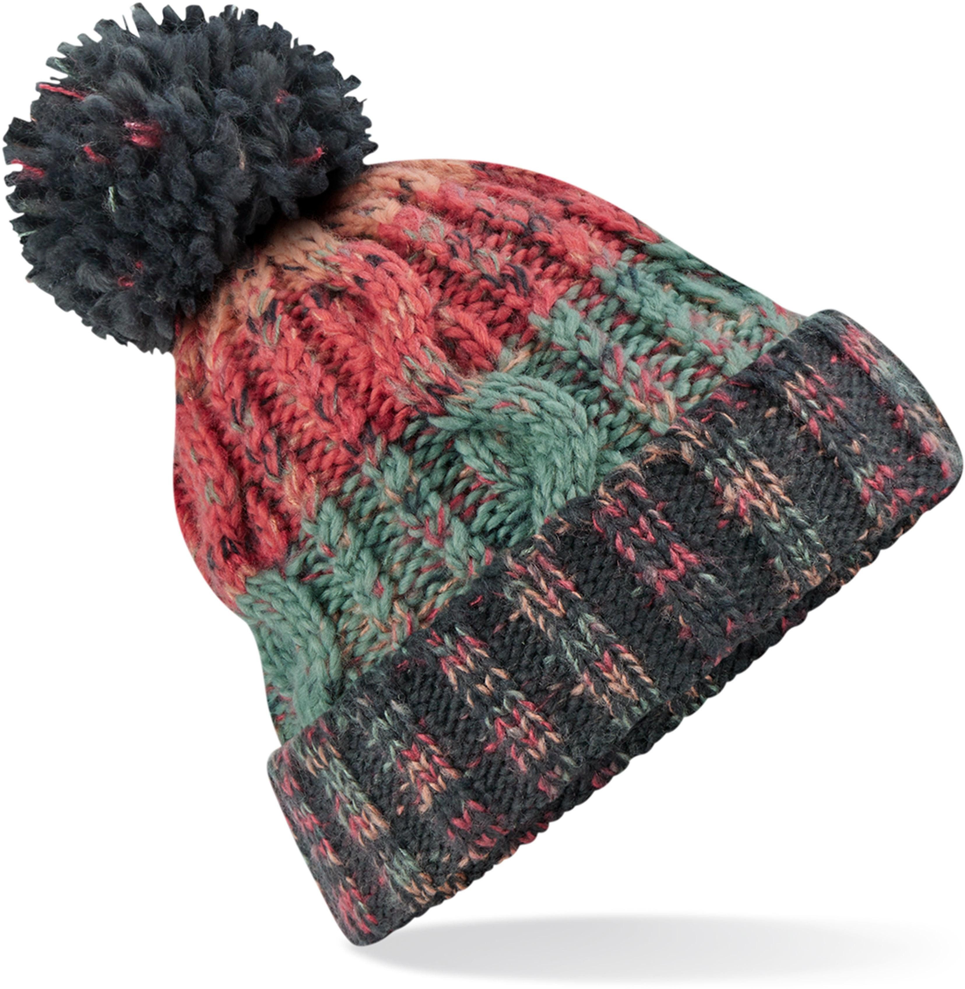 Beechfield® Bommelmütze Corkscrew Pom Pom Beanie günstig online kaufen