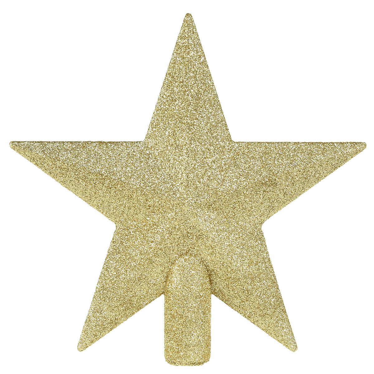 Viana Christbaumschmuck Funkelnde Baumspitze für Weihnachtsdeko aus bruchfestem Material