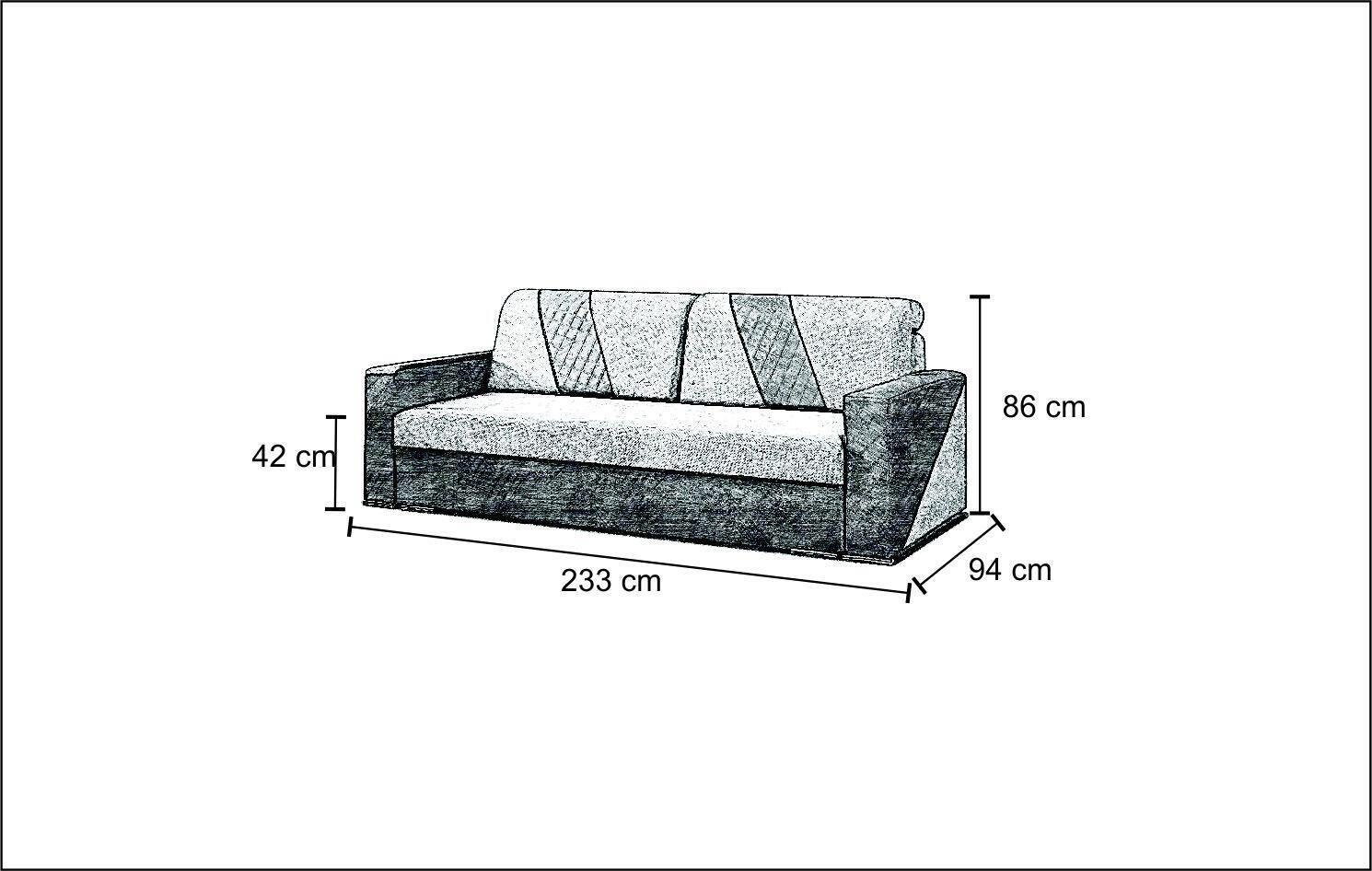 JVmoebel Europe Sofa, Made in