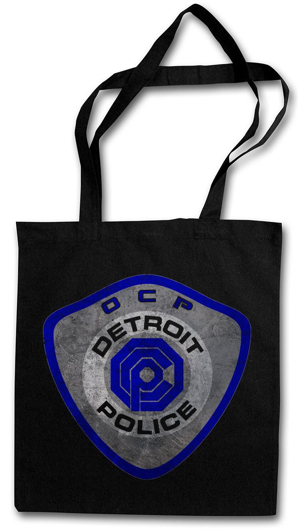 Beuteltasche Detroit Police Logo Stofftasche Detroit OCP Police Robo Sci-Fi Cyber