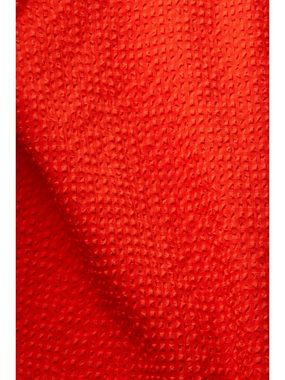 Esprit Collection Langarmbluse Seersucker-Bluse mit bauschigen Ärmeln