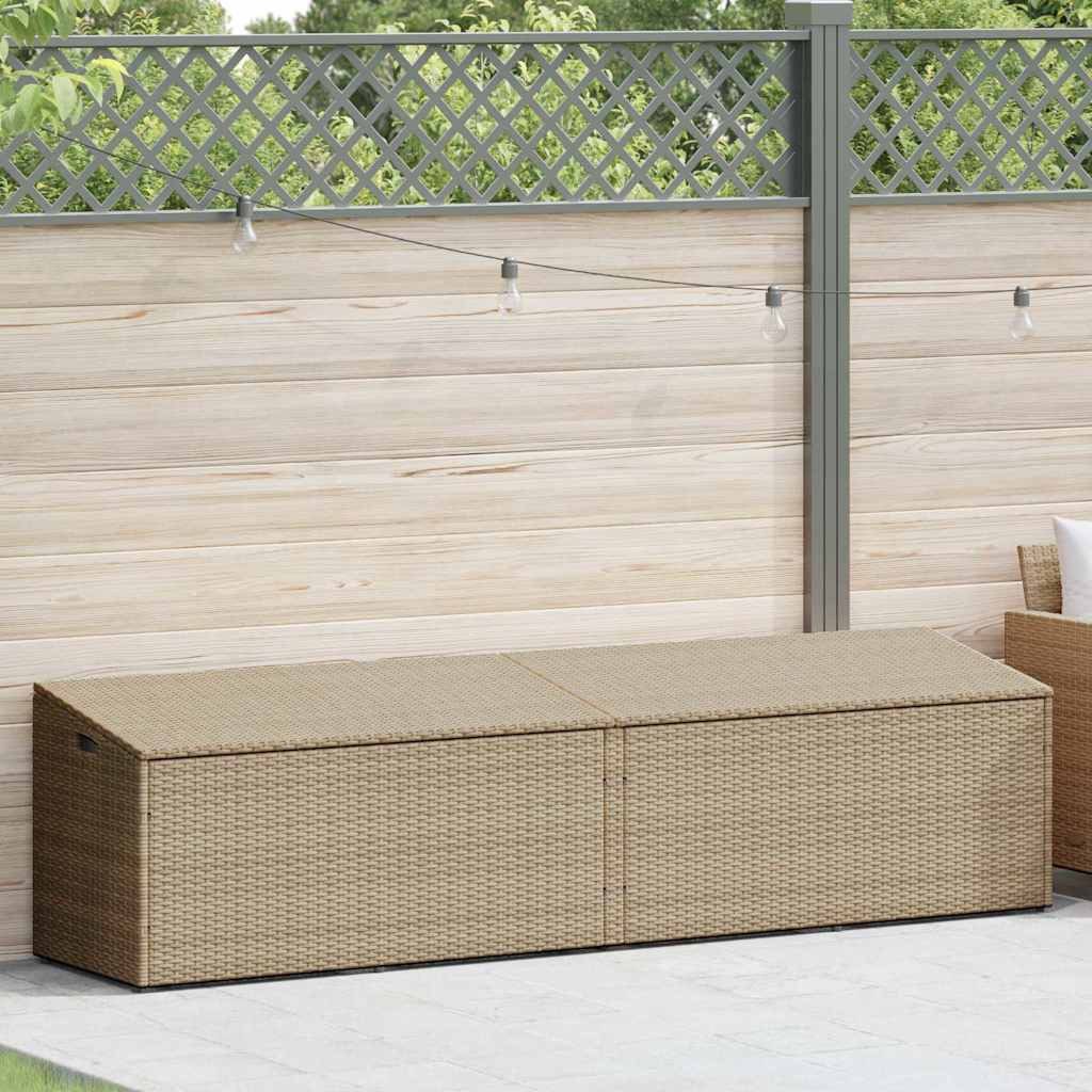 vidaXL Gartenbox Garten-Auflagenbox Beige 220x50x58 cm günstig online kaufen