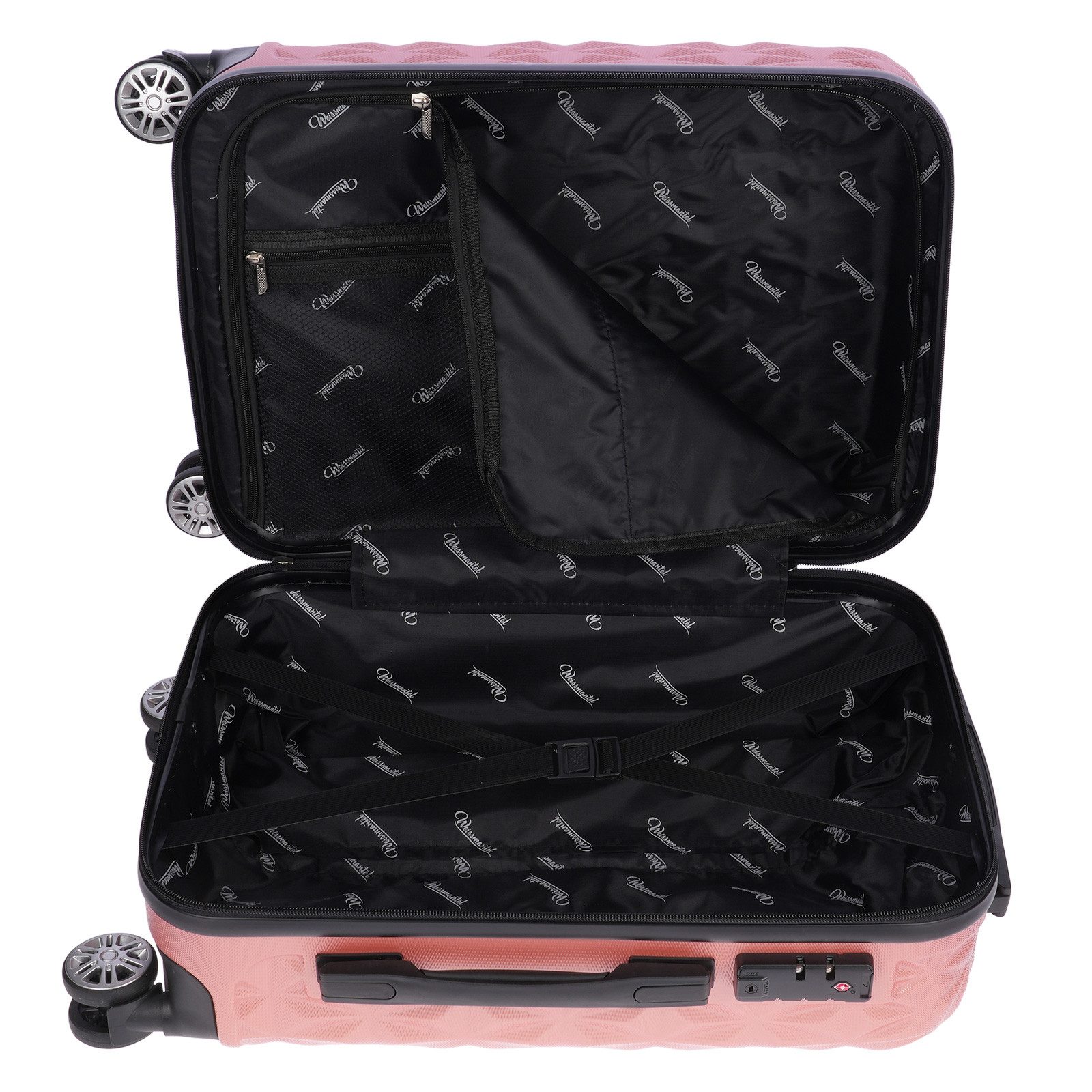 Weissmantel Koffer 3er Set, Hartschalenkoffer, Trolley, Reisekoffer, Kofferset, Hartschalenkoffer Set, Reisekoffer, Kofferset, Koffer Set, Tolley Set