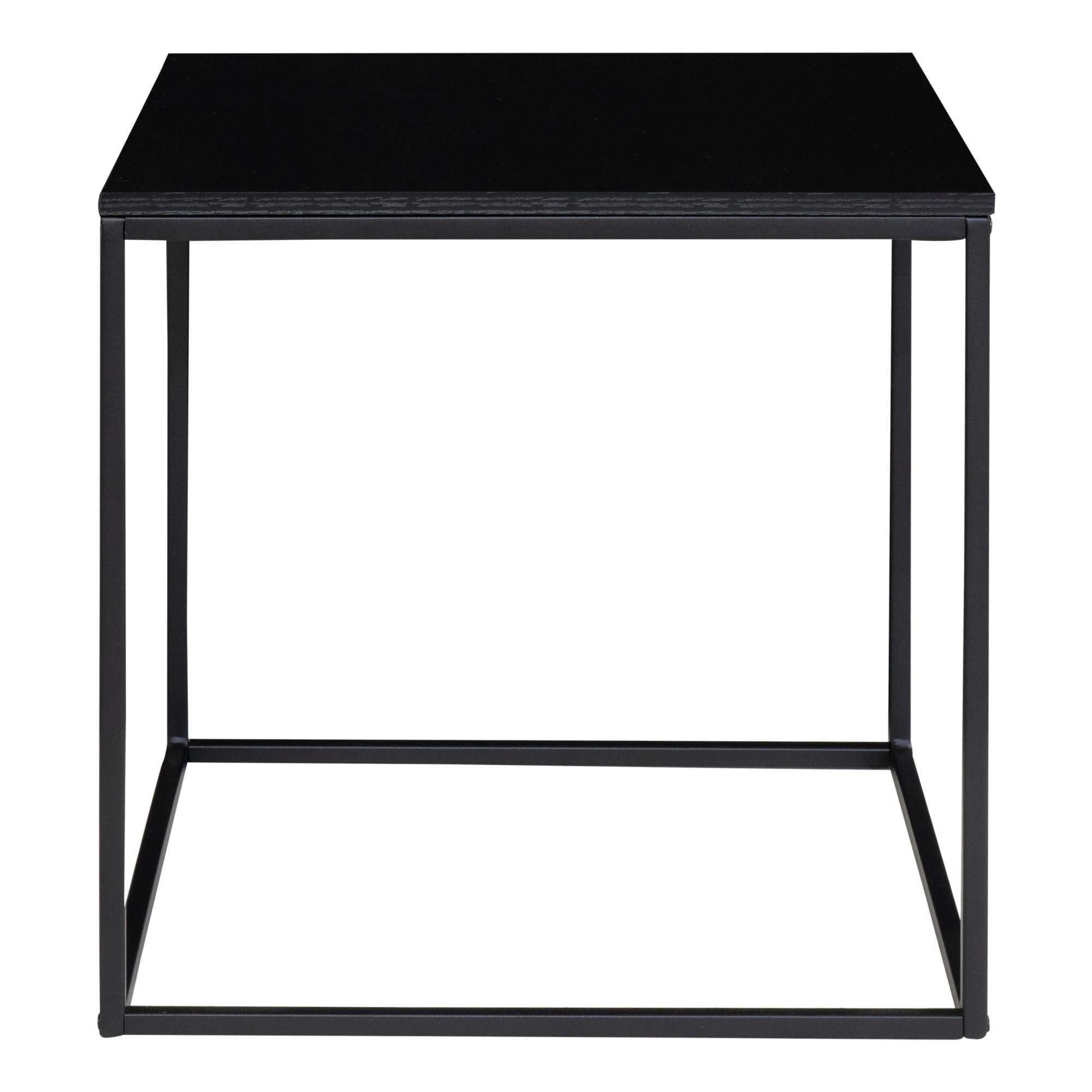 House Nordic Beistelltisch in Schwarz, Melamin - 45x45x45cm (BxHxT)