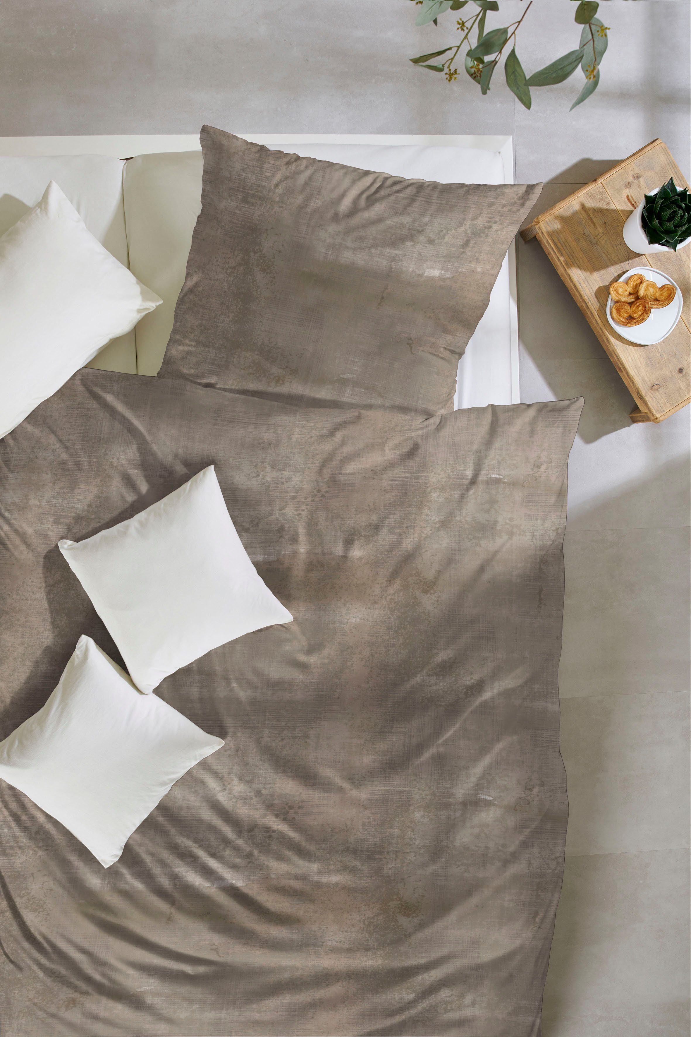 Primera Bettwäsche Mako-Satin-Bettwäsche, Mako-Satin, 2 teilig, Mit der Tre günstig online kaufen