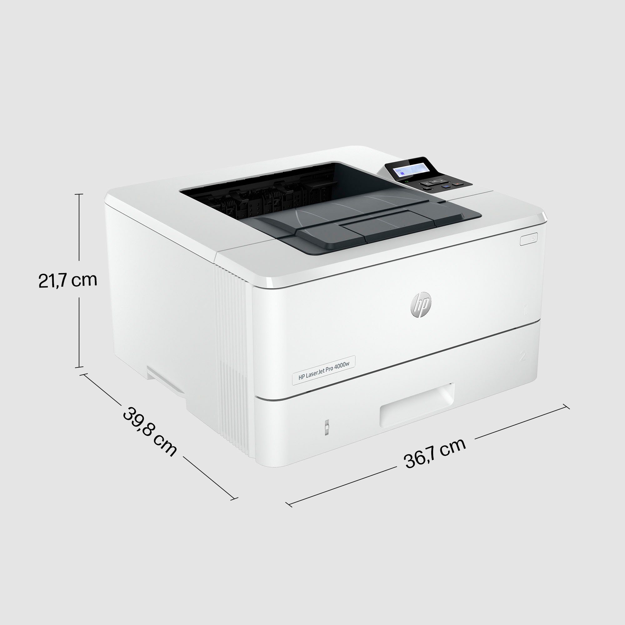 HP LaserJet Pro 4002dw Laserdrucker, (Bluetooth, LAN (Ethernet), WLAN (Wi-Fi)