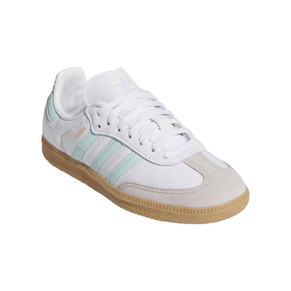 adidas Originals Adidas - SAMBA OG J - Weiß Schnürschuh