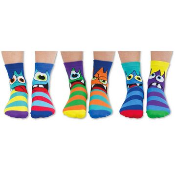 United Oddsocks Freizeitsocken Kinder Socken, 6 individuelle Socken -