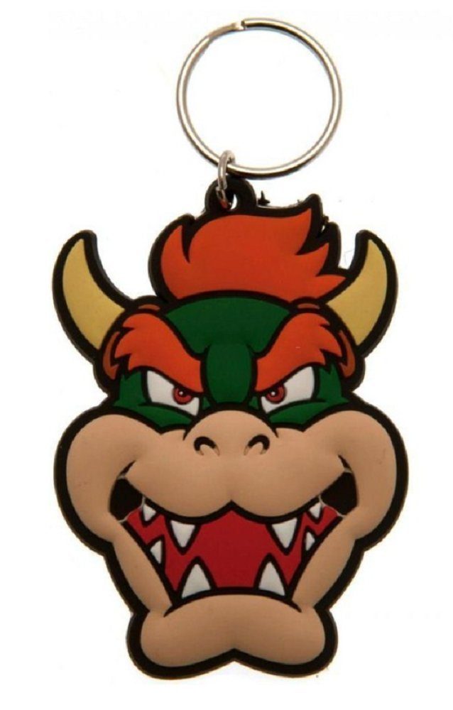 Nintendo Schlüsselanhänger Schlüsselanhänger Kinder Mini Super Mario Bowser Anhänger keychain 6cm, Schlüsselanhänger Haustierschlüsselanhänger Geschenk Hund Frau Herren