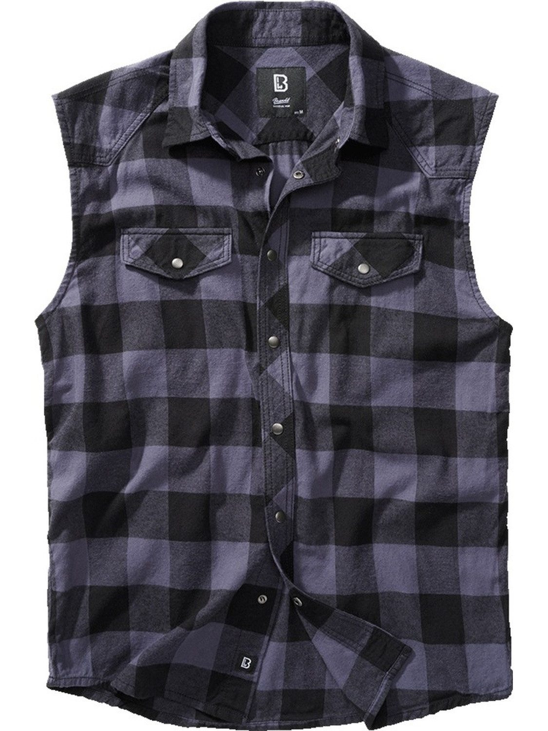 Brandit Langarmhemd Check Shirt Sleeveless