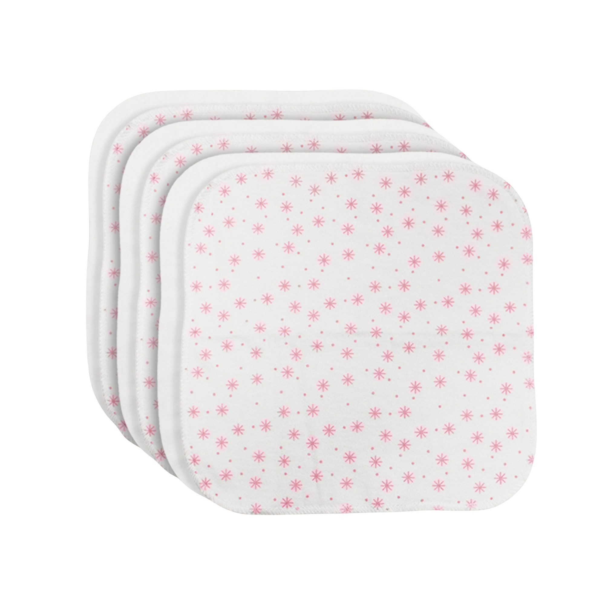 bistyle Spucktuch Spucktücher für Babys 20x20 aus Bio-Baumwolle, (Set, 6-tlg., 6er Pack), Basic