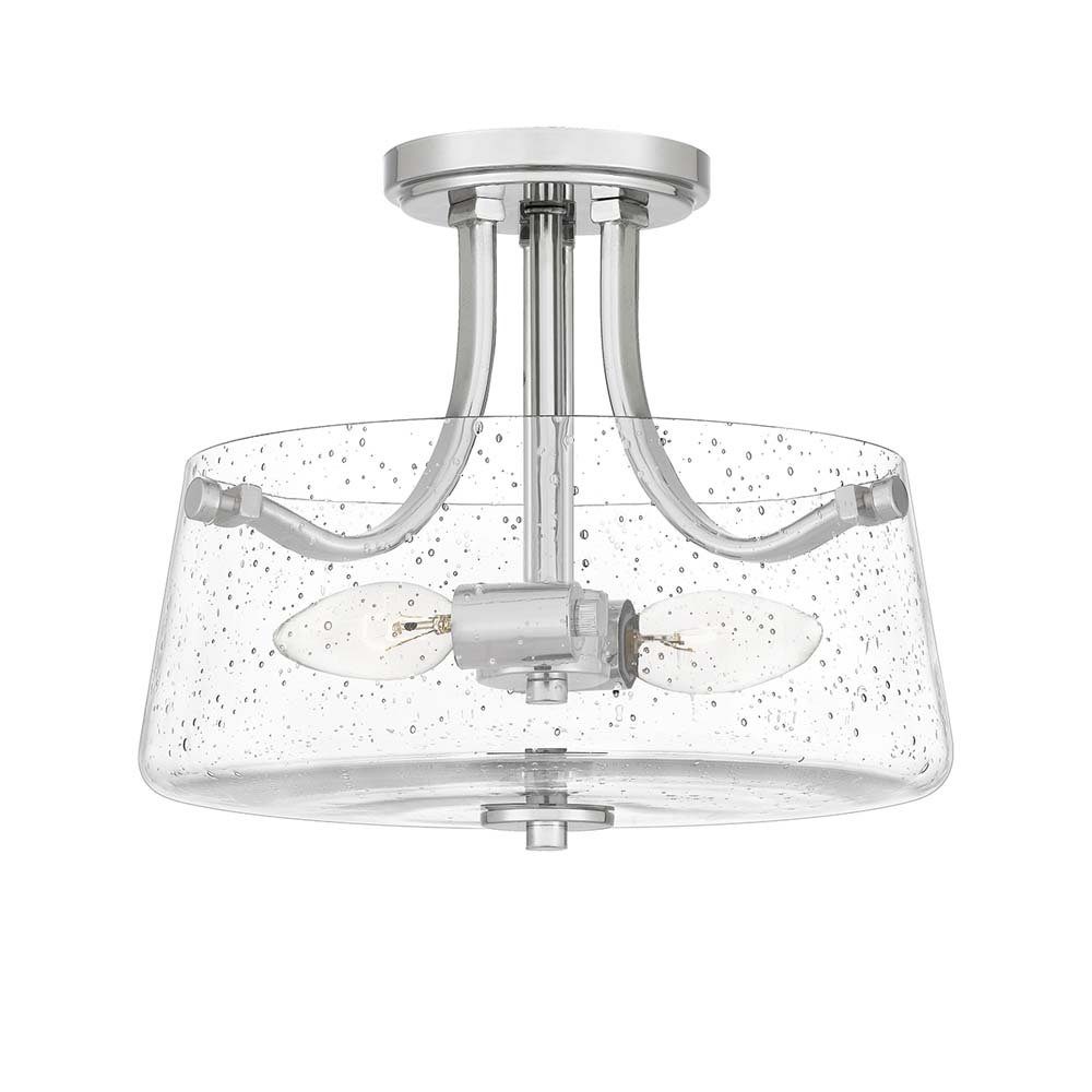 Elstead LIGHTING Deckenleuchte, Leuchtmittel nicht inklusive, Deckenleuchte Lampe Wohnzimmerleuchte 2xE27 Glas klar