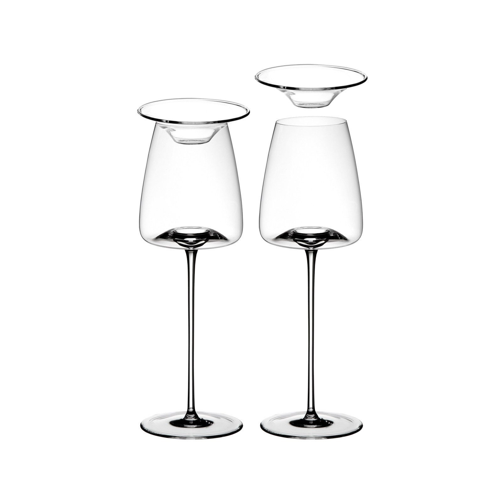 Weißweinglas Vision Fresh Weingläser + Deckel 340 ml 2er Set