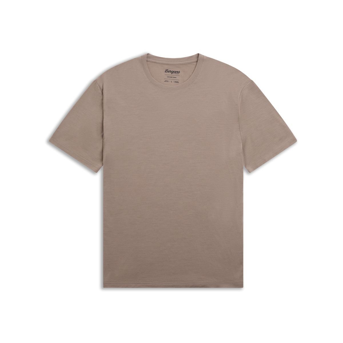 Bergans Kurzarmshirt Merino Light Tee Men Leichtes, atmungsaktives Merino-T-Shirt für optimalen Komfort bei