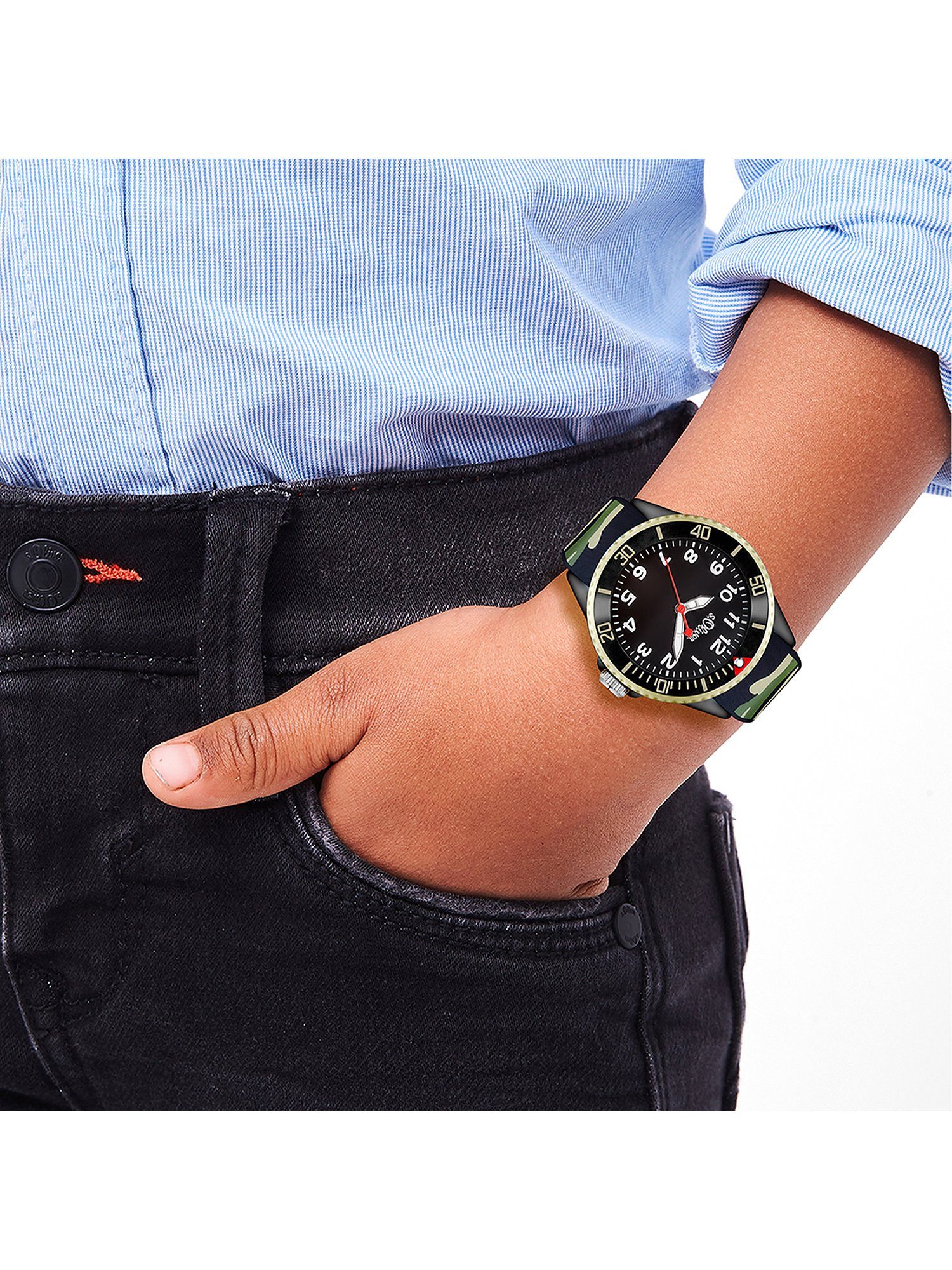 s.Oliver Quarzuhr S.Oliver Jungen-Uhren Analog Quarz, Klassikuhr