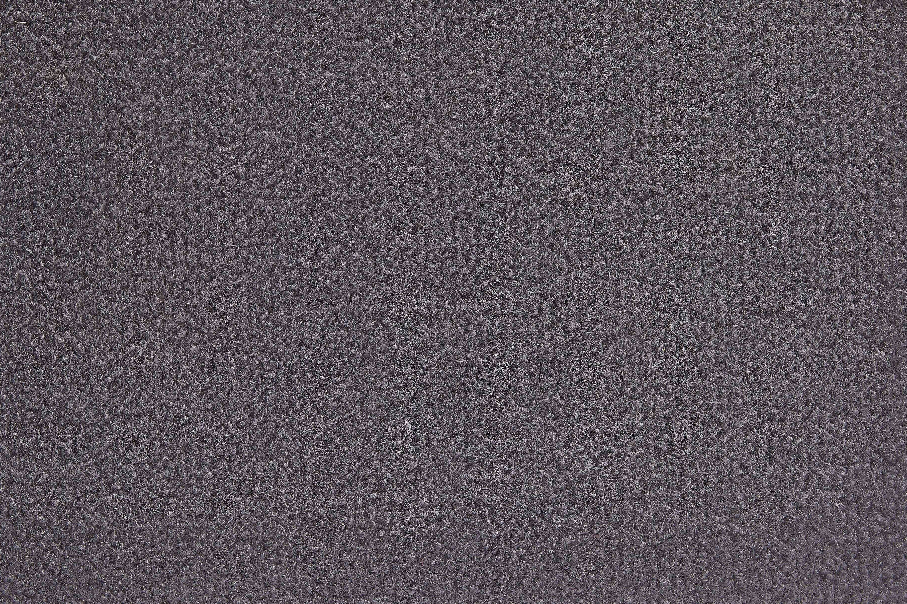 Teppichboden Coupon Velours Sina, Andiamo, rechteckig, Höhe: 9 mm, Uni Farben, Breite 400 cm, strapazierfähig, pflegeleicht, Wohnzimmer grau