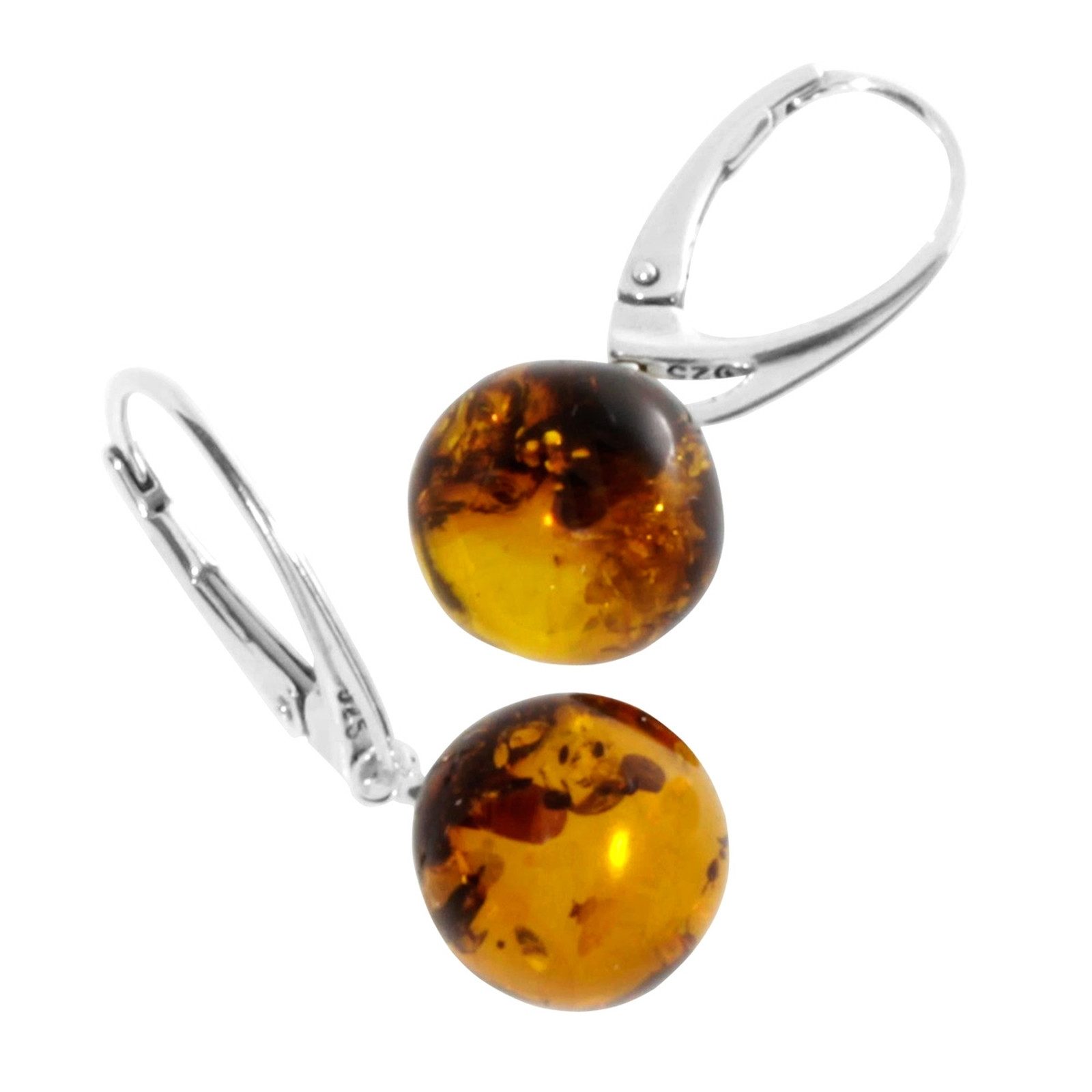 OSTSEE-SCHMUCK Paar Ohrhänger Ostsee-Schmuck Ohrhänger Klassisch 10 mm (2-t günstig online kaufen