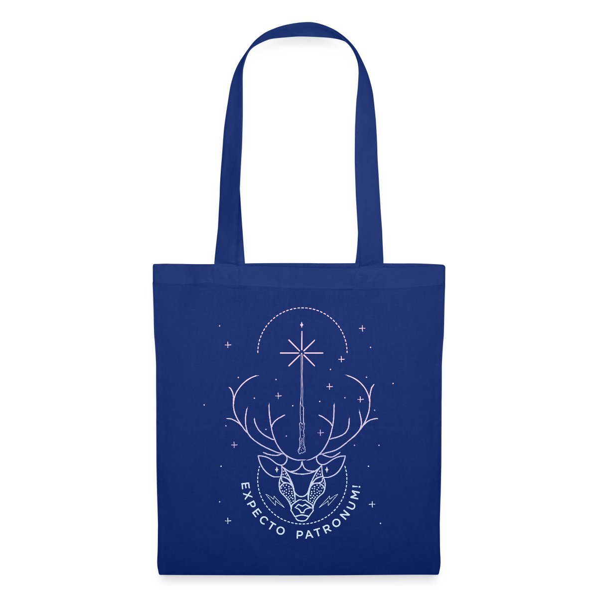 Spreadshirt Henkeltasche Harry Potter Hirsch Expecto Patronum Stoffbeutel (1-tlg)