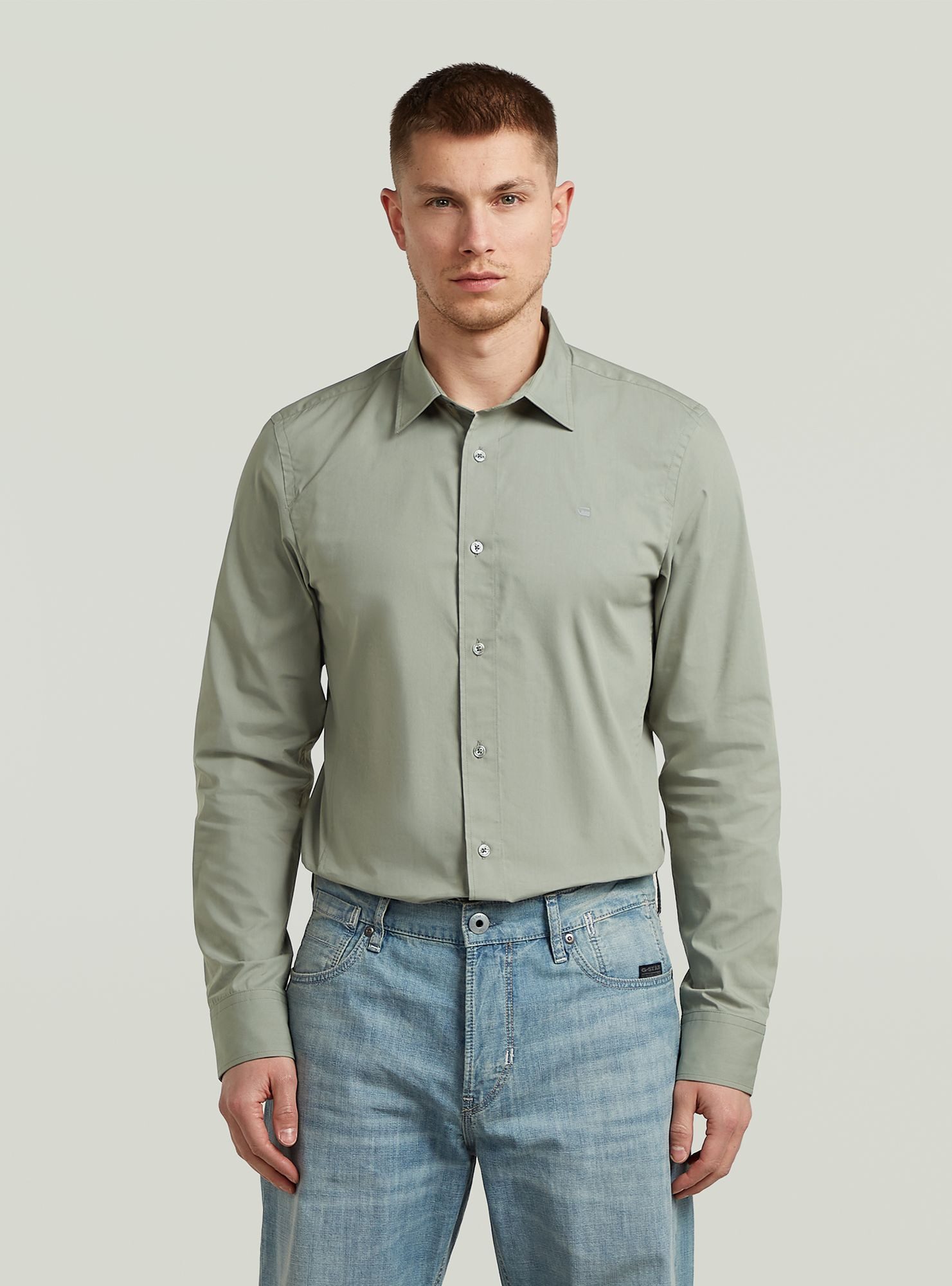 G-STAR Langarmshirt Uniform Slim Hemd