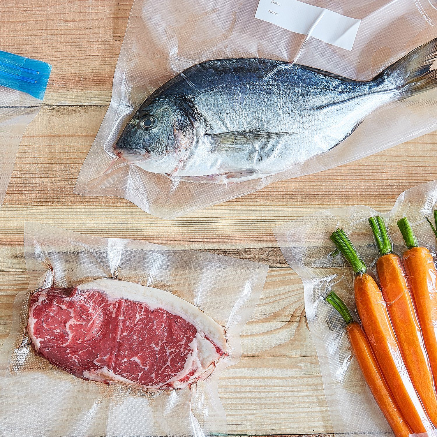 Springlane Vakuumierbeutel - Vakuumiertüten-Set 10-tlg. S, 22 x 29 cm, 1,75 L Wiederverwendbar, Vakuumbeutel, Folienbeutel, Sous Vide Geeignet, BPA Frei