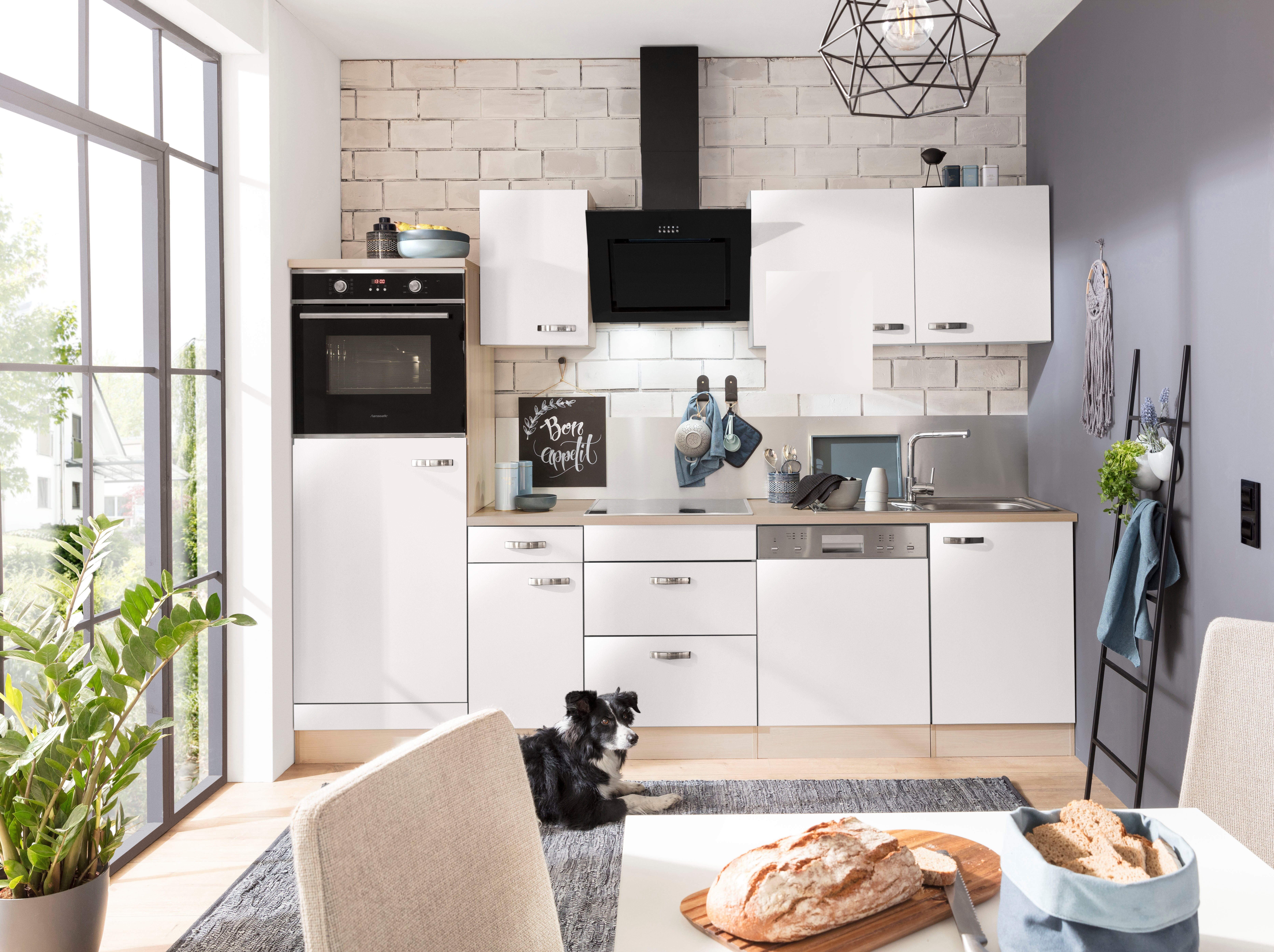 OPTIFIT Küchenzeile Faro mit Hanseatic E-Geräten, Breite 270 cm, Türanschla günstig online kaufen