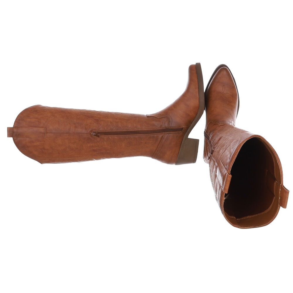 Ital-Design Damen Cowboyboots Western Westernstiefel (90152854) Blockabsatz günstig online kaufen