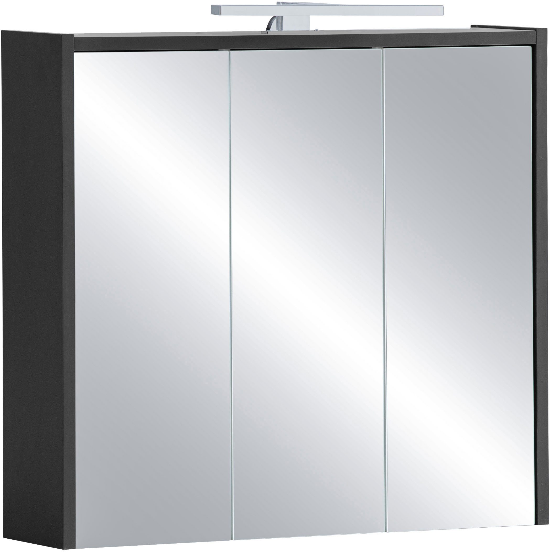 Schildmeyer Spiegelschrank Sander, Spiegelschrank, Made in Germany, B: 65 cm (1-St) Solide Verarbeitung - Dieses Produkt ist in Deutschland gefertigt