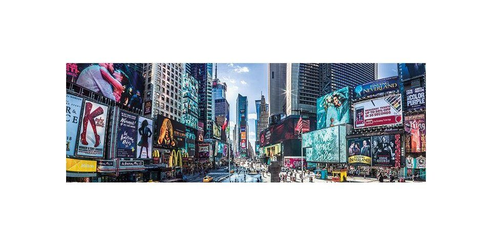 The Wall - the art of framing AG Wandbild Deco-Panel Bild - Time Square 90 x 29 cm, Städte