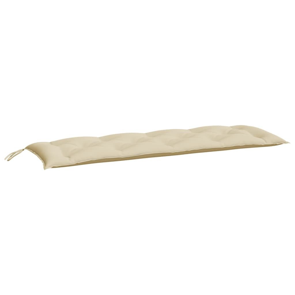 vidaXL Sitzauflage Gartenbank-Auflage Beige 150x50x7 cm günstig online kaufen