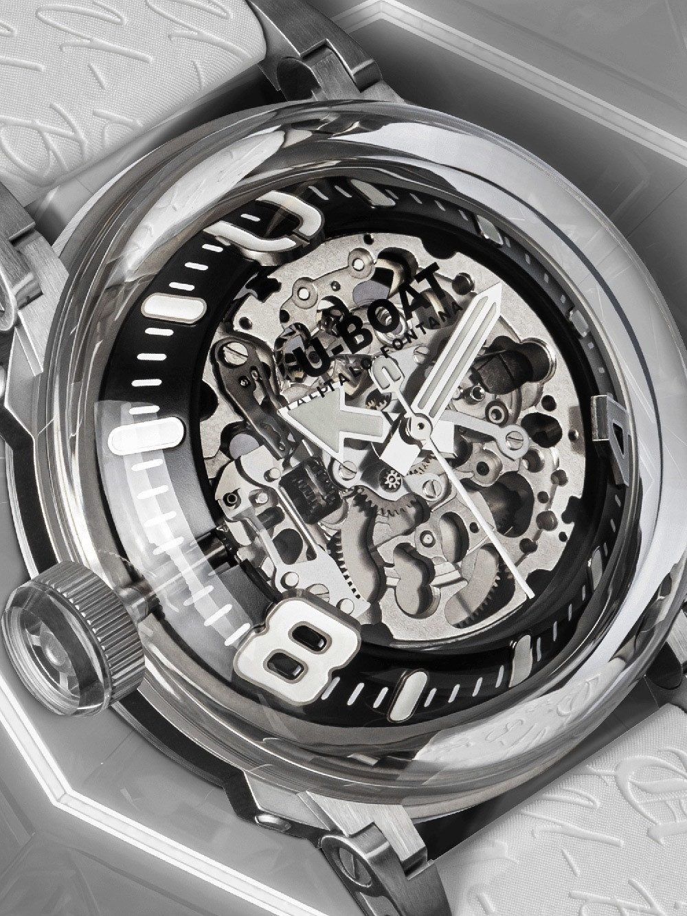 U-Boat Automatikuhr U-Boat 3346 Herrenuhr U-65 Automatik 44mm 5ATM U-Boat 3346 Herrenuhr U-65 Automatik 44mm 5ATM